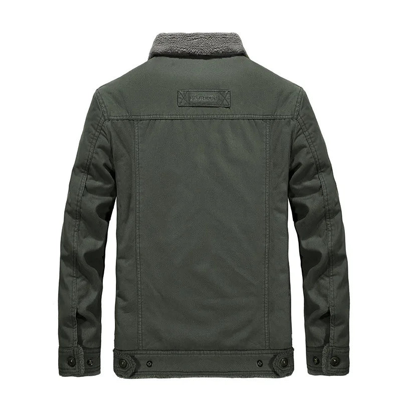 VESTE D'HIVER DOUBLÉE POUR HOMMES