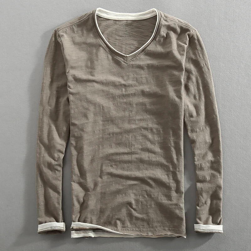 Sweatshirt Herren | V-Ausschnitt & Langarm-Komfort