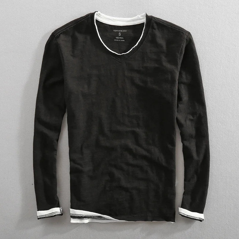 Sweatshirt Herren | V-Ausschnitt & Langarm-Komfort