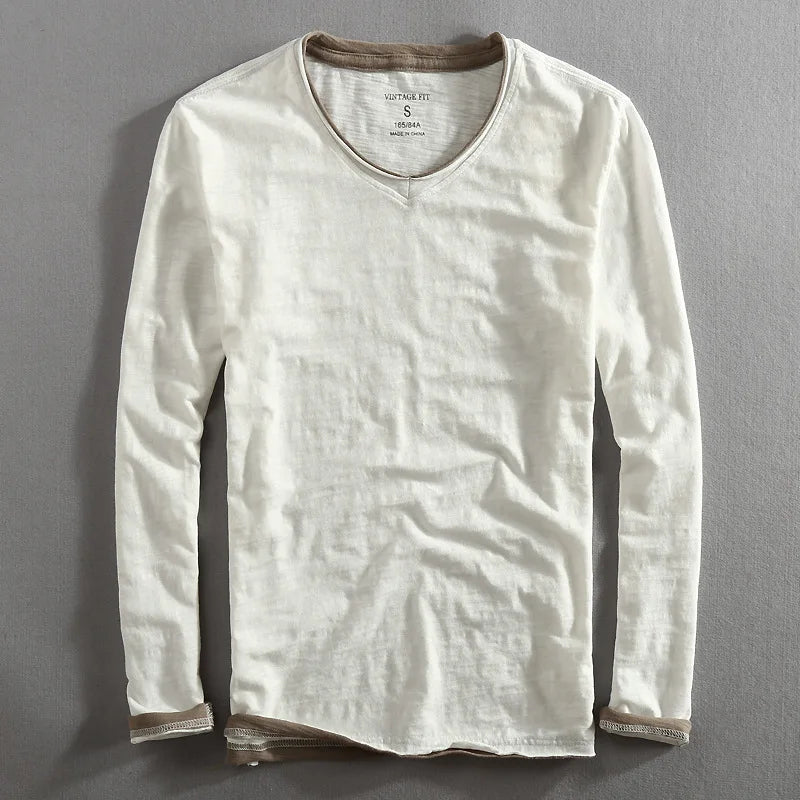 Sweatshirt Herren | V-Ausschnitt & Langarm-Komfort