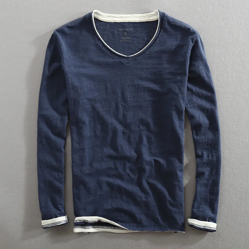 Sweatshirt Herren | V-Ausschnitt & Langarm-Komfort