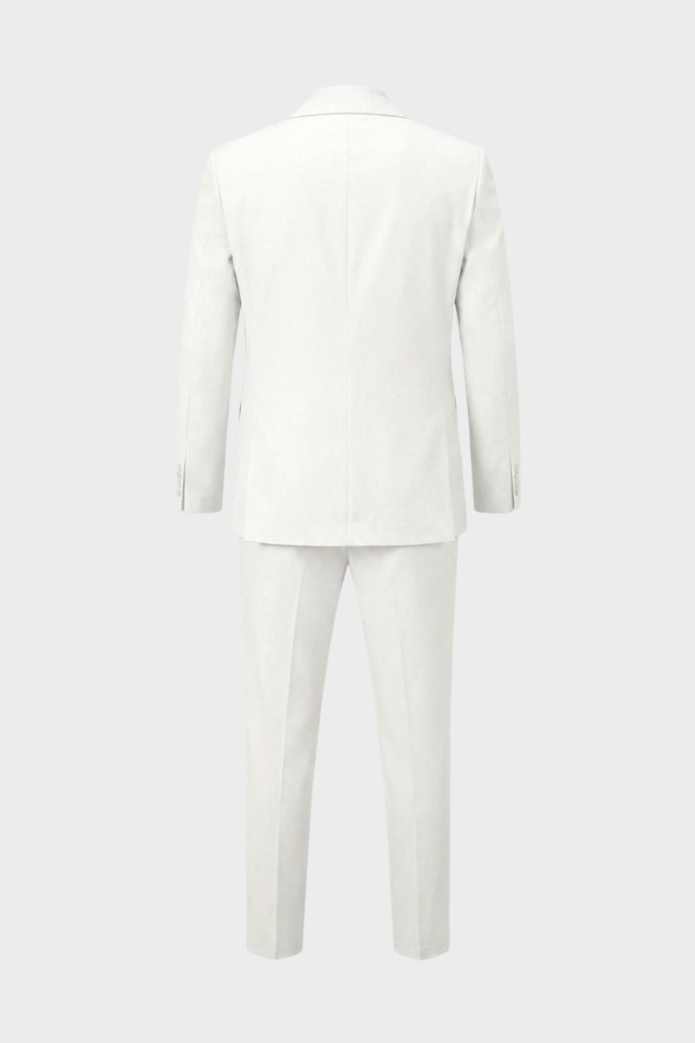 Herren Anzüge – Dreiteiliger Ein-Knopf-Anzug mit Weste und schlanker Silhouette für Hochzeiten & formelle Zeremonien