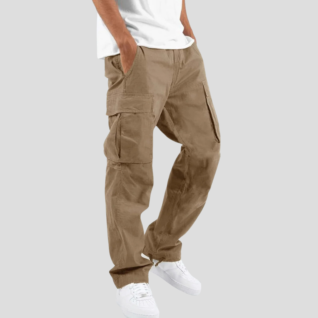Pantalon Cargo Homme Coupe Droite