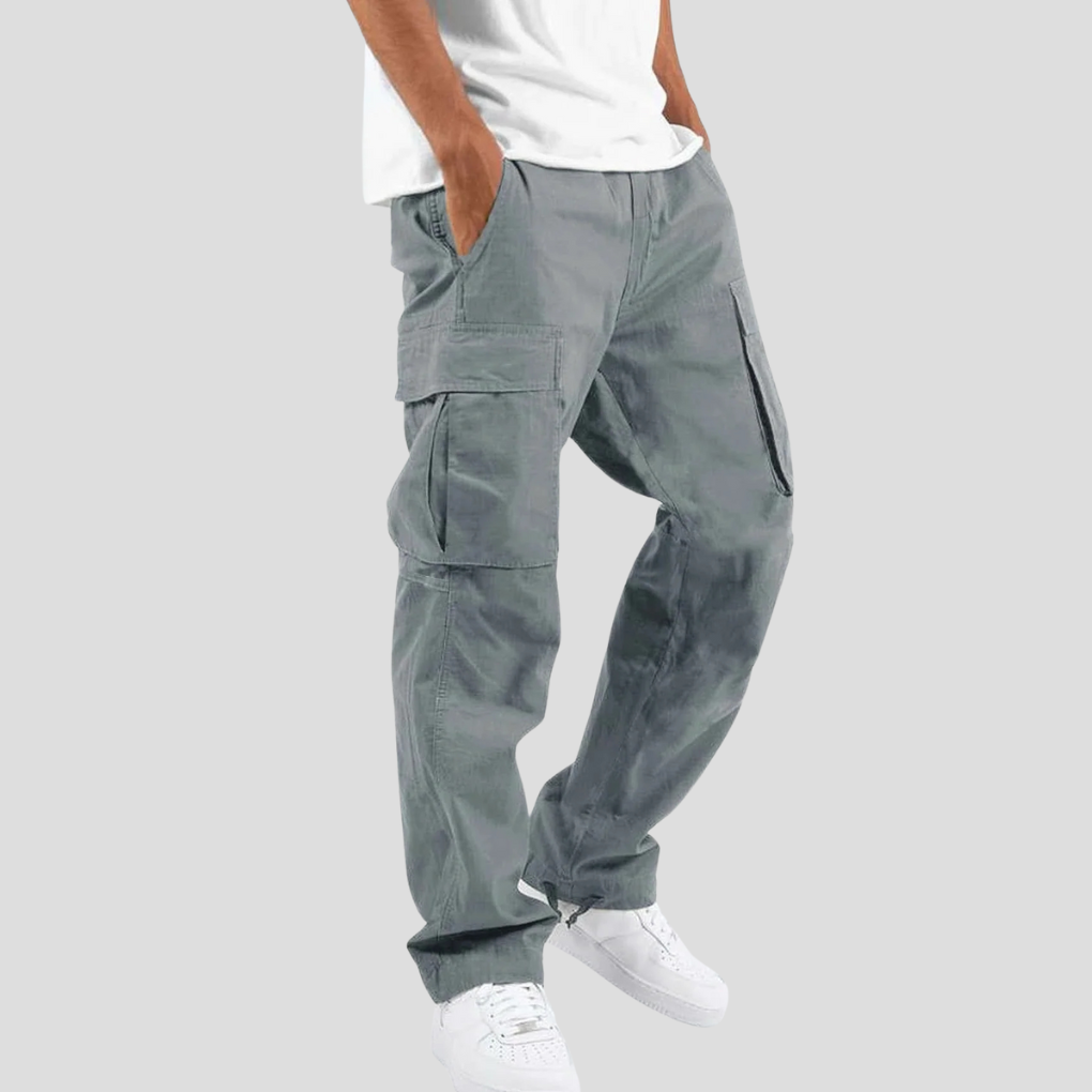 Pantalon Cargo Homme Coupe Droite