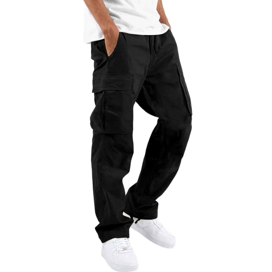 Pantalon Cargo Jogger Homme Coupe Droite