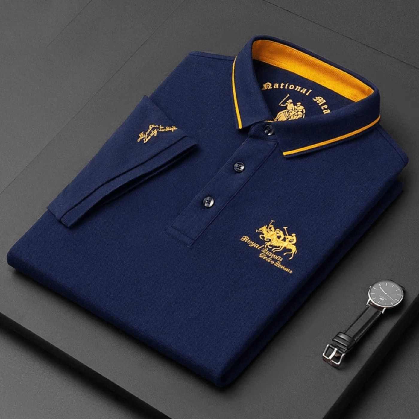 POLO ÉLÉGANT EN COTON POUR HOMME