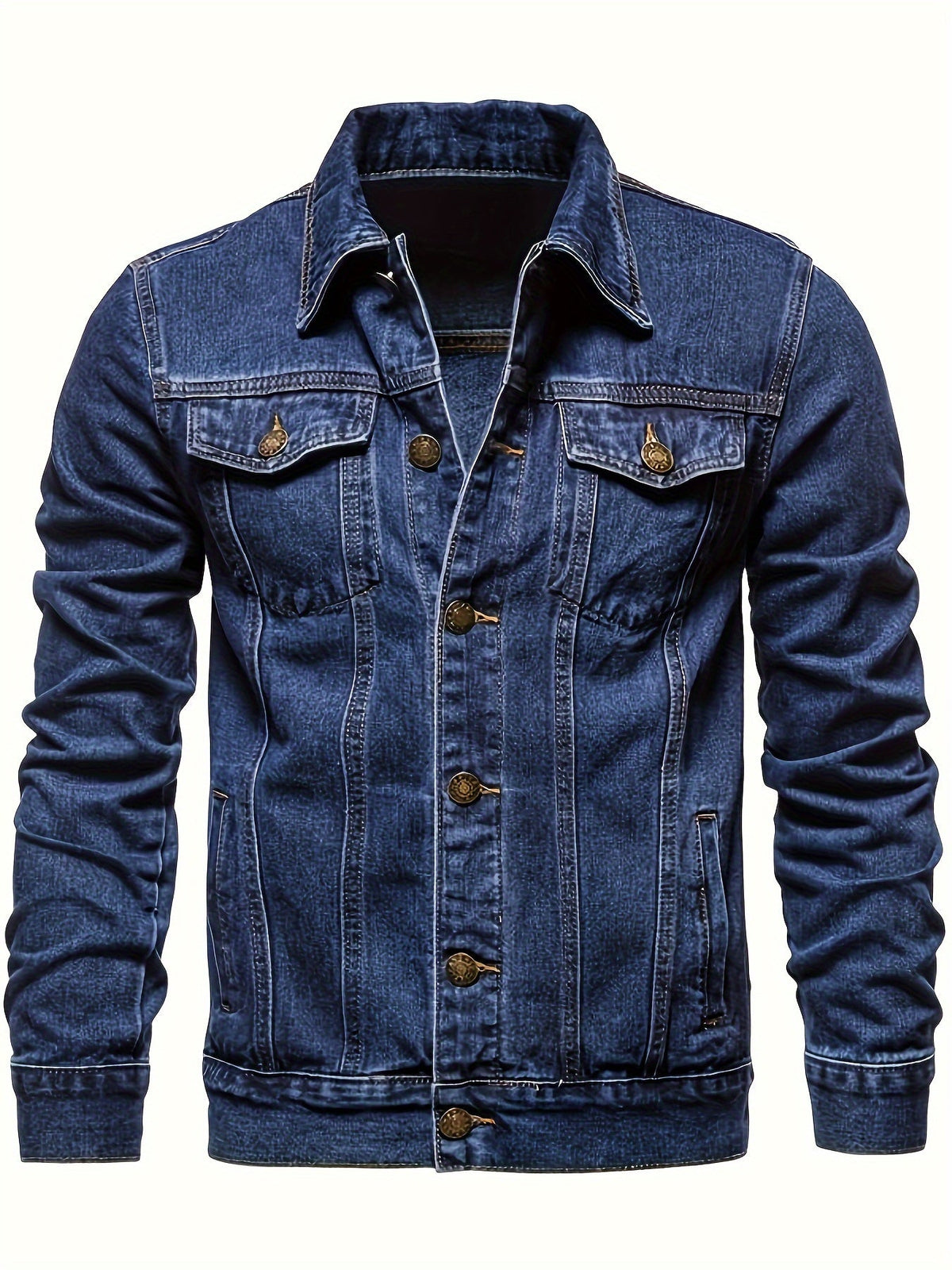 VESTE DE TRAVAIL EN JEAN POUR HOMMES