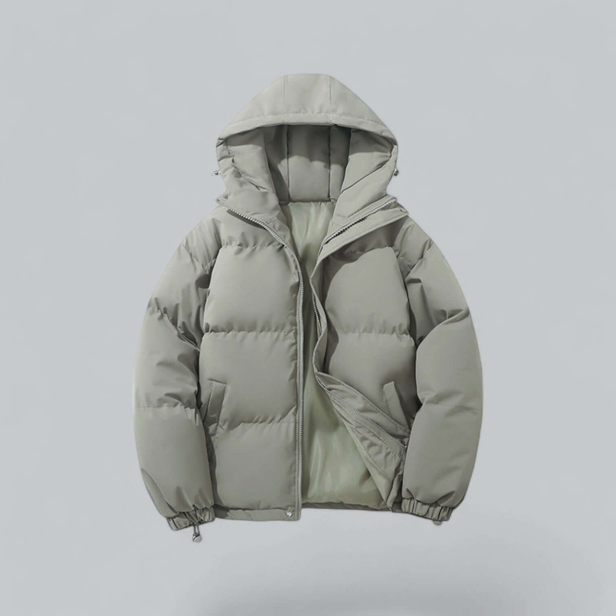 Men's Hooded Puffer Parka Jacket