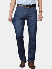 JEAN EN DENIM À COUPE CLASSIQUE POUR HOMME