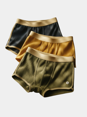 BOXER EN COTON BIO LOT DE 3 POUR HOMME