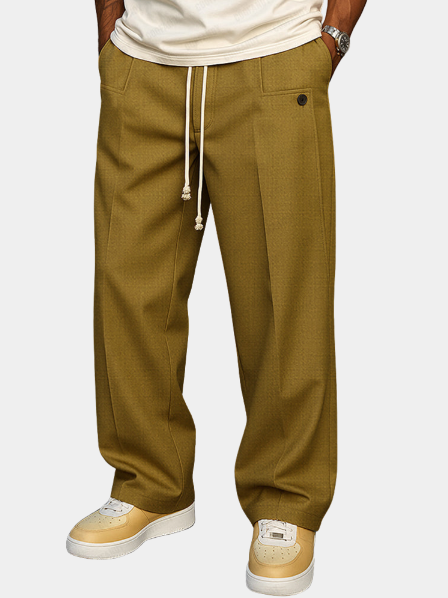 PANTALON ÉLÉGANT AVEC CORDON POUR HOMME