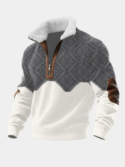 PULL COL HAUT EN MAILLE POLAIRE POUR HOMME