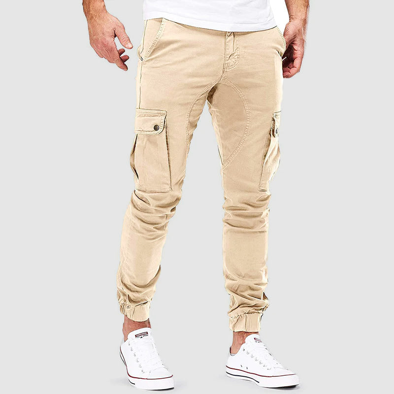 Pantalon Cargo Slim à Poches Multiples