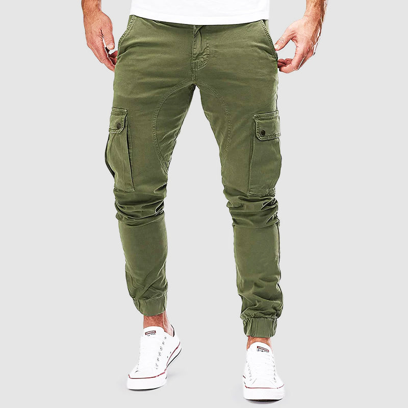 Pantalon Cargo Slim à Poches Multiples