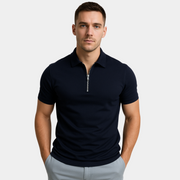 POLO ZIPPÉ MI-HAUT POUR HOMME
