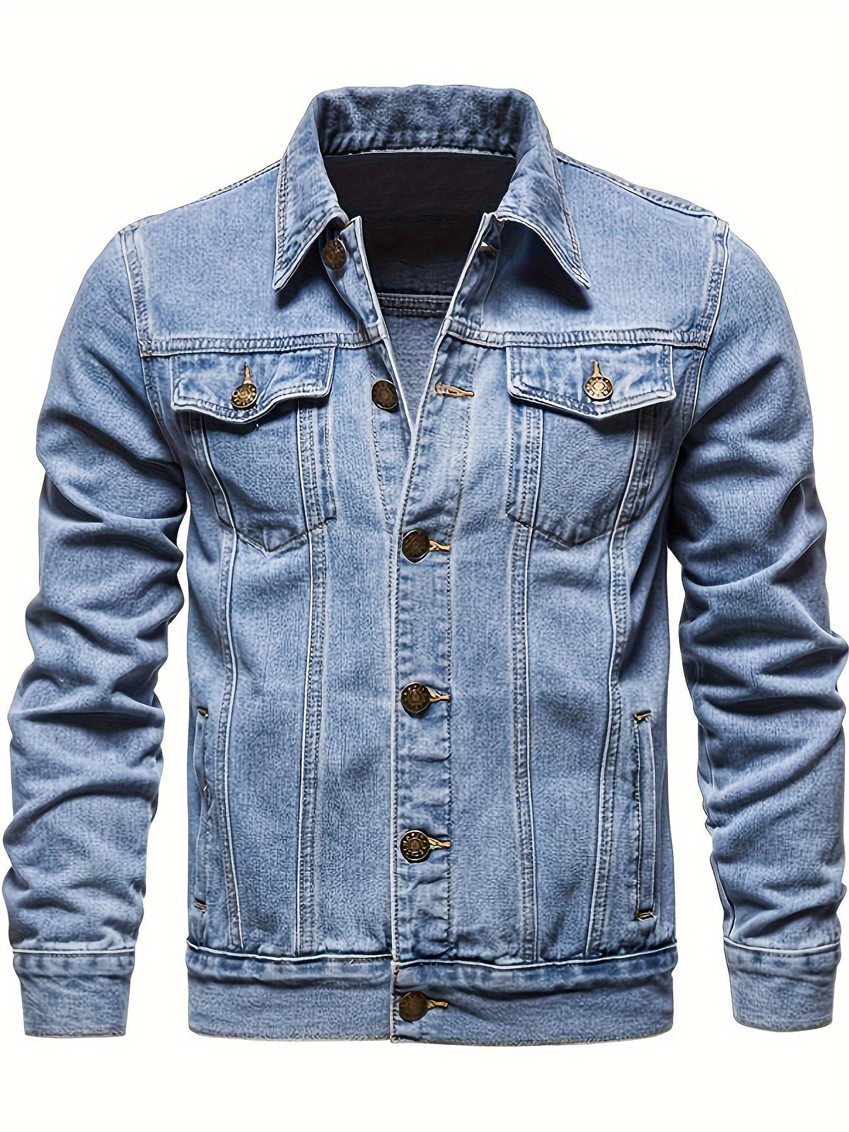 VESTE DE TRAVAIL EN JEAN POUR HOMMES