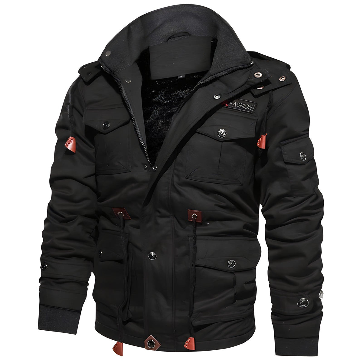 Heren Outdoorjas – Meerdere Zakken – Warm & Dagelijks Gebruik