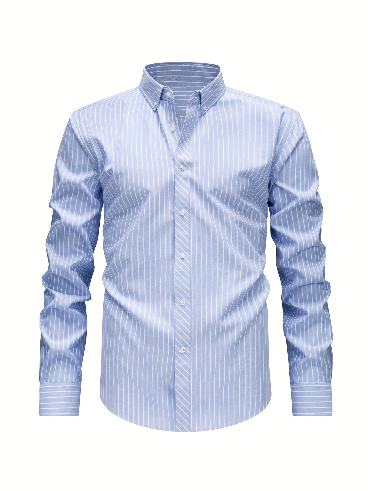 CHEMISE EN COTON À RAYURES POUR HOMMES