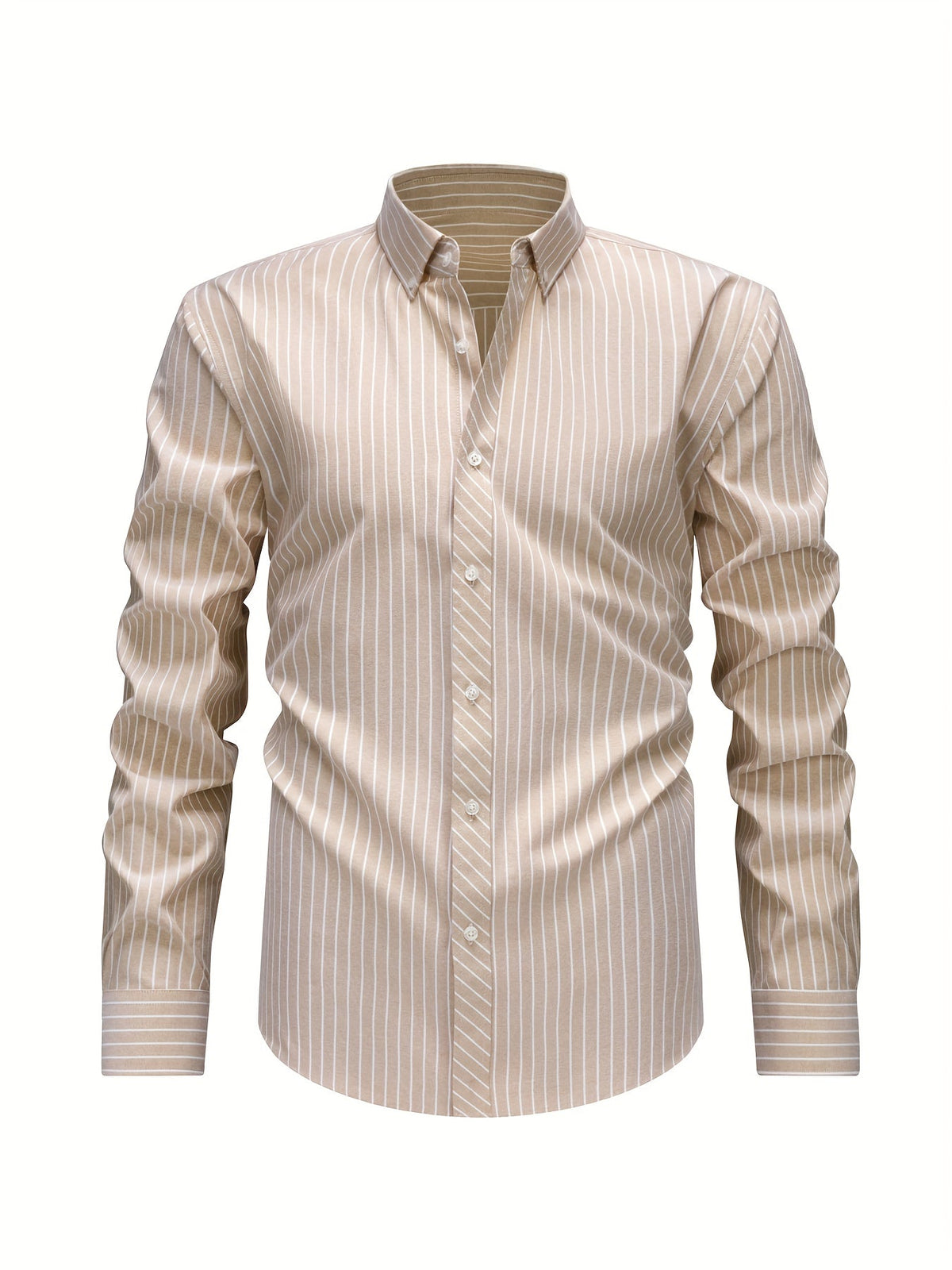 CHEMISE EN COTON À RAYURES POUR HOMMES
