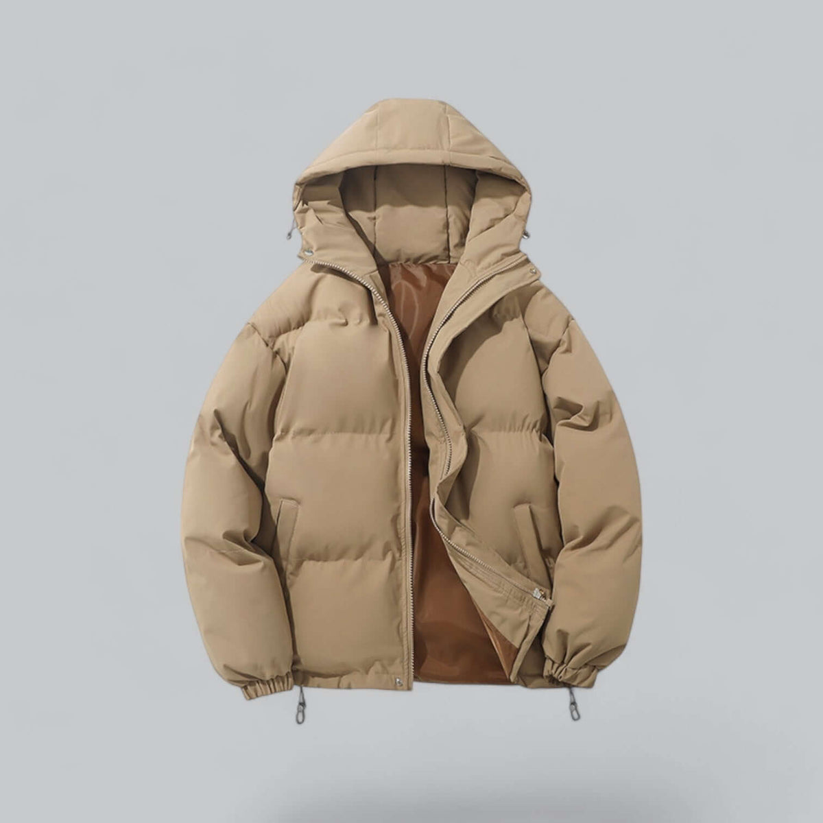 Men's Hooded Puffer Parka Jacket