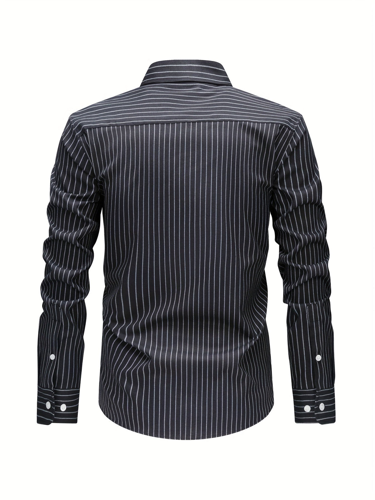 CHEMISE EN COTON À RAYURES POUR HOMMES