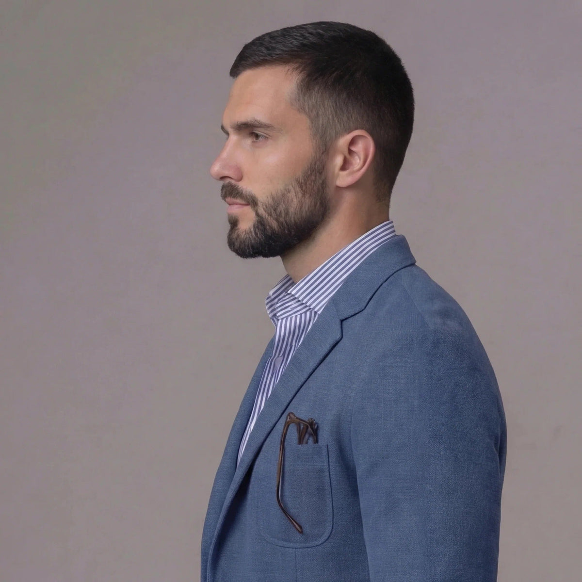 Grant | Linen-Blend Tailored Blazer Jacket for Men
