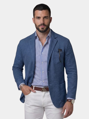Grant | Linen-Blend Tailored Blazer Jacket for Men