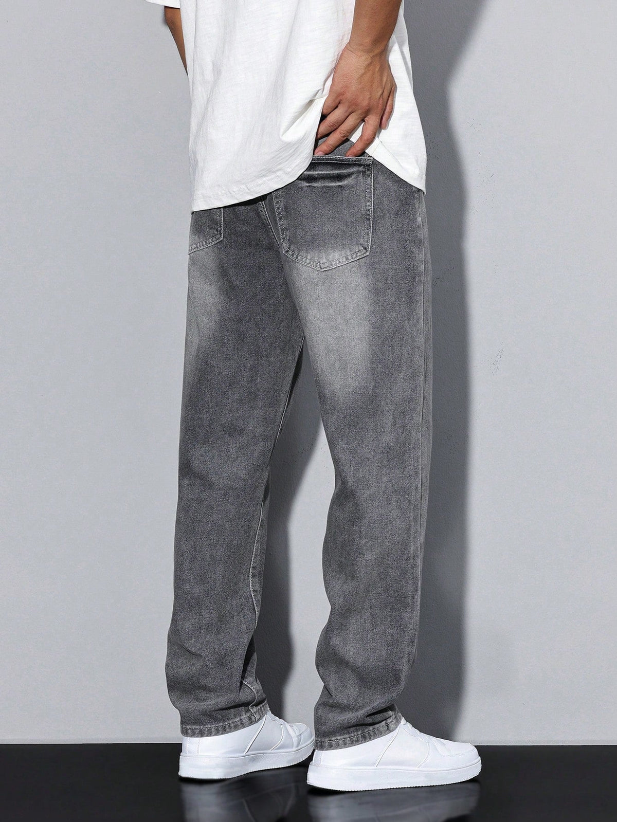 Jean Homme Baggy Coupe Ample Streetwear