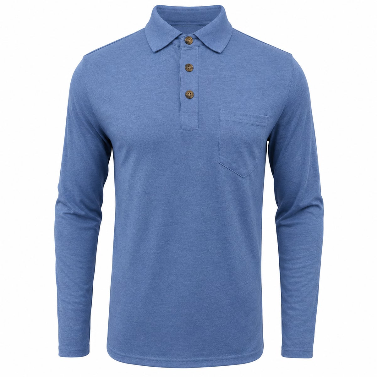 Heren Longsleeve Polo met Polokraag