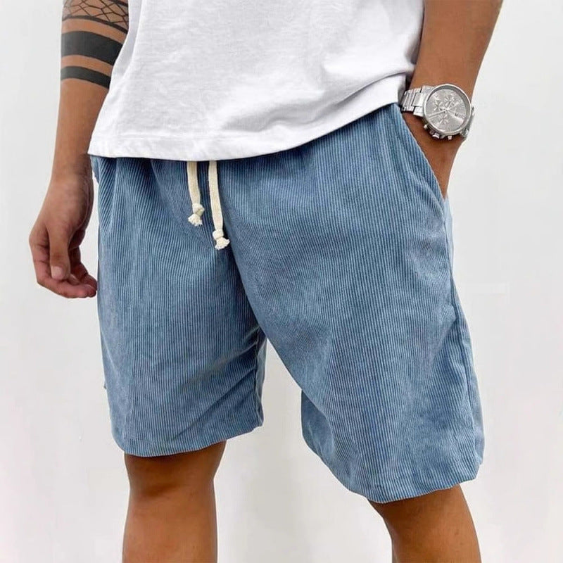Short Homme Taille Élastique Coupe Relax