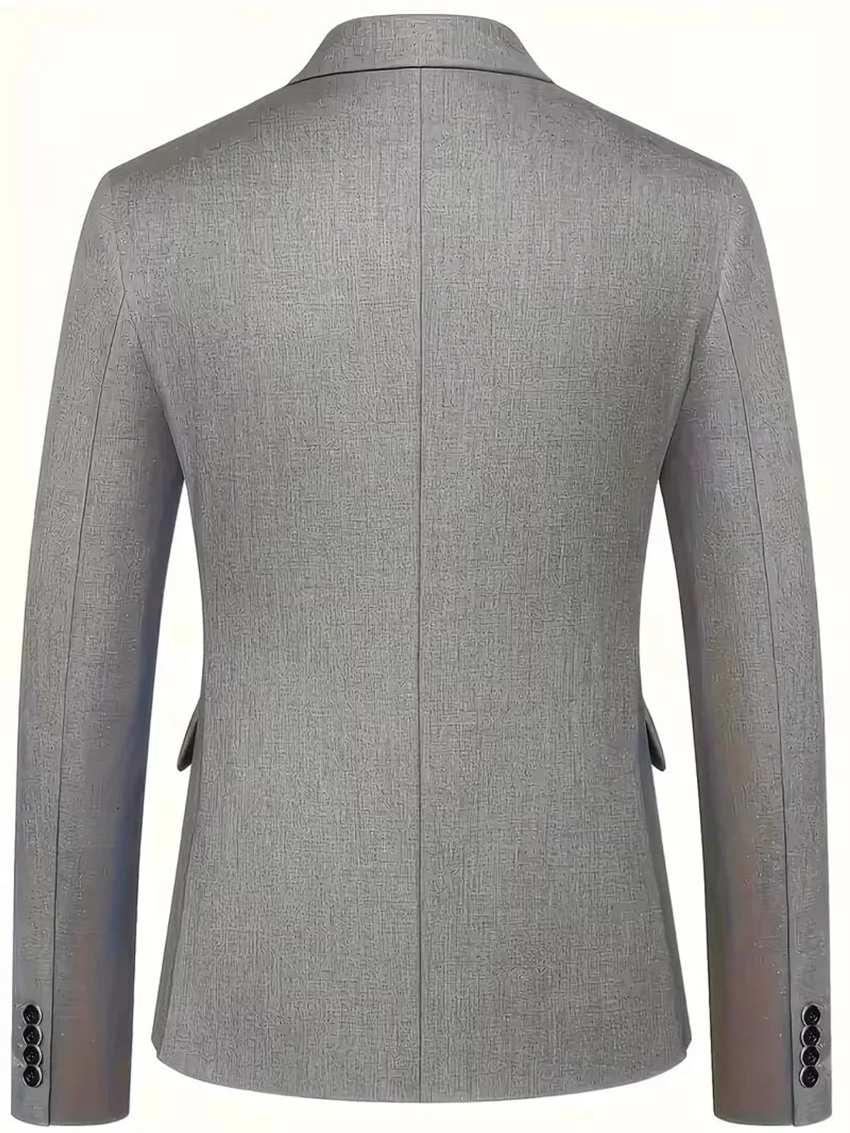 Heren Slim Fit Driedelig Pak met Gilet