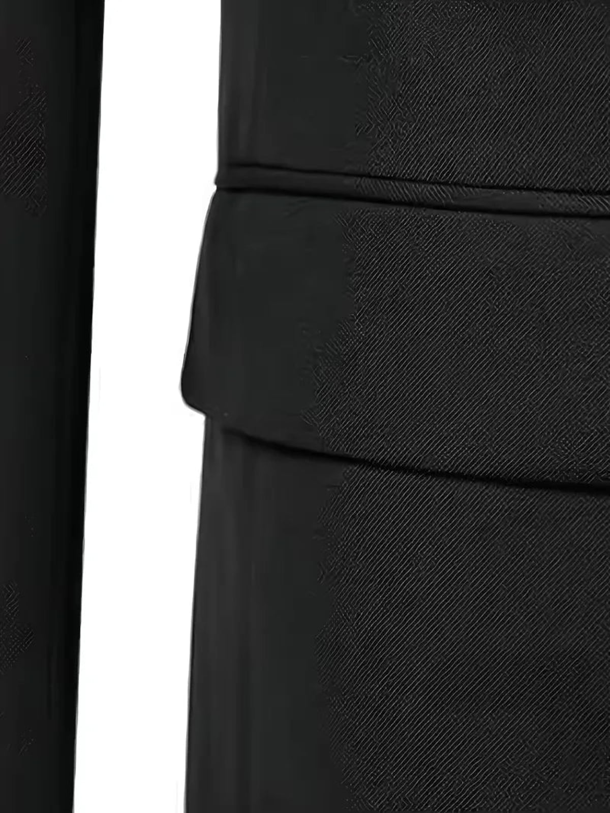 Heren Slim Fit Driedelig Pak met Gilet