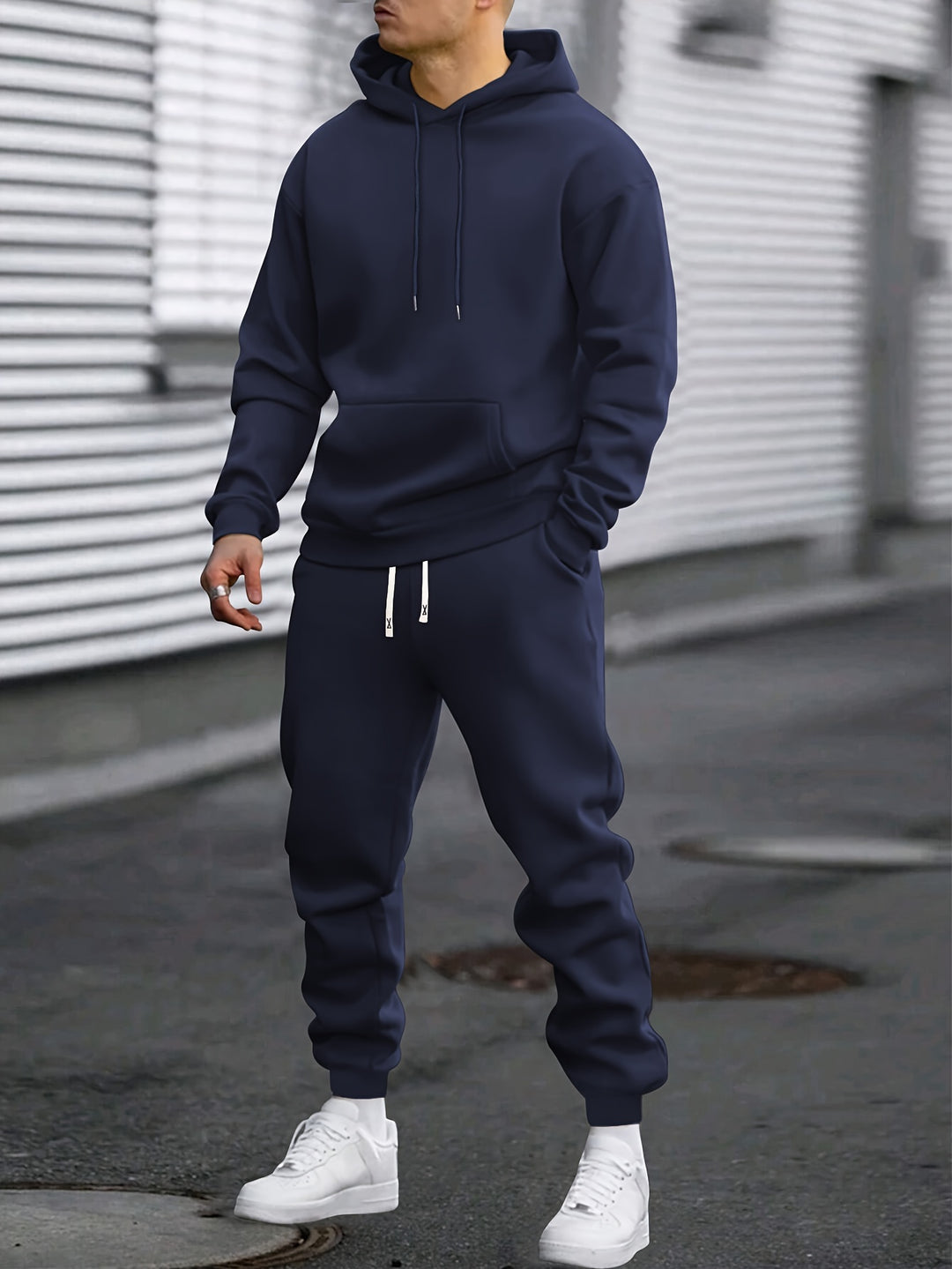 Heren Sportset Hoodie & Joggingbroek - Comfortabel & Ademend