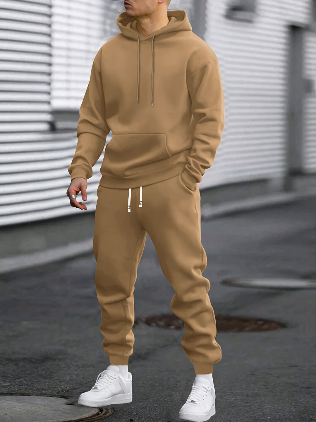 Heren Sportset Hoodie & Joggingbroek - Comfortabel & Ademend