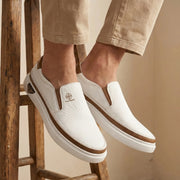 Slip-on loafers met chunky sole