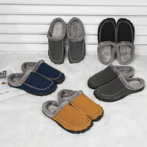 Chaussons Mules Homme - Doublure Peluche