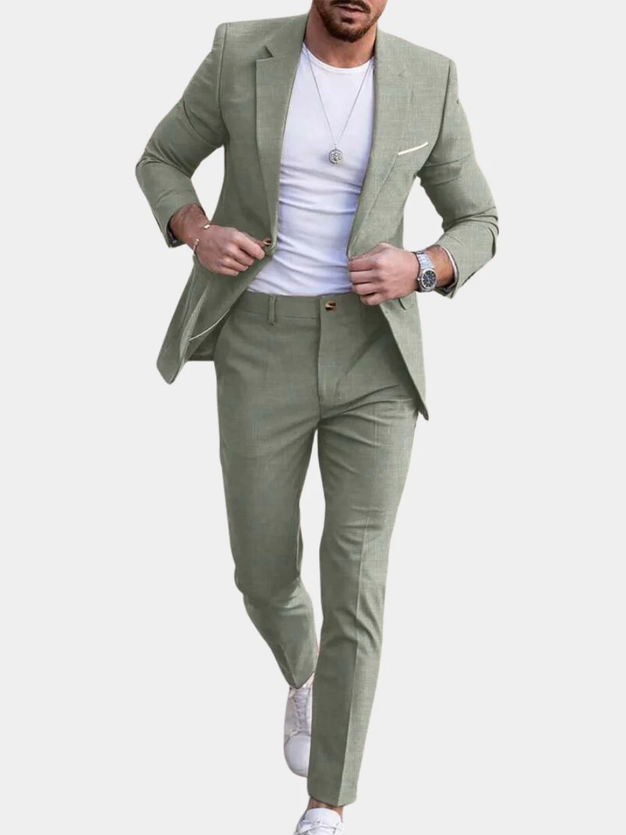 Costume Homme Léger d'Été Veste & Pantalon