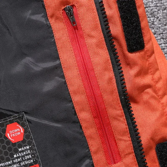 Dikke warme winterjas met capuchon voor heren