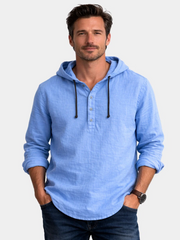 Chemise à Capuche Homme Coupe Contemporaine