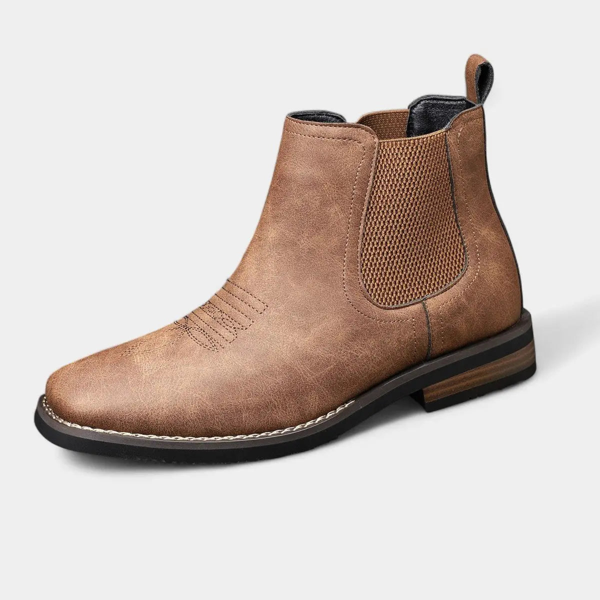 Thomas | Men's Boots Chelsea Slip-On Western-Stitch Ankle Boots