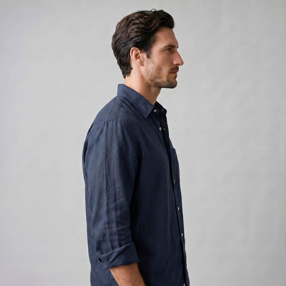 Chemise Homme Oversize Manches Longues