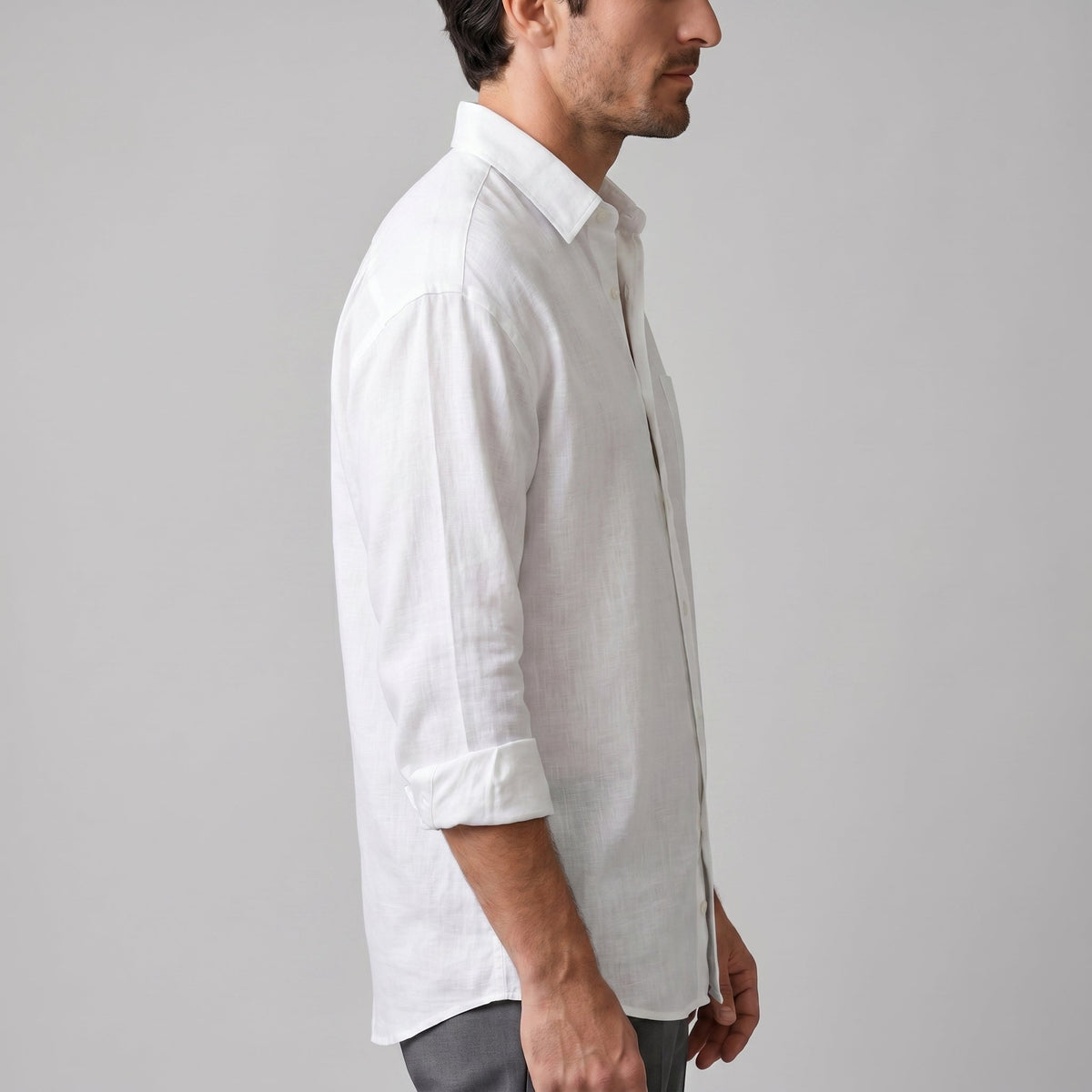 Chemise Homme Oversize Manches Longues