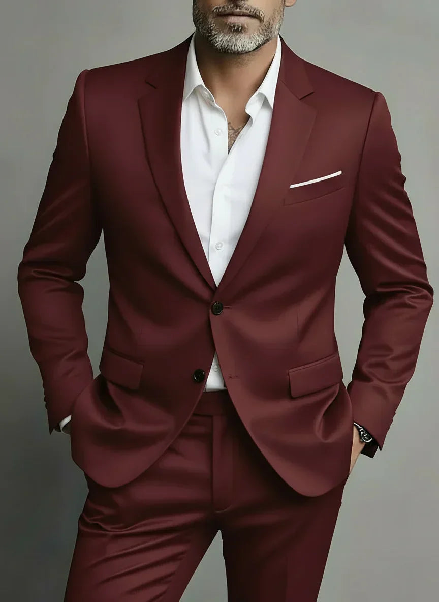 Costume 2 Pièces Homme Coupe Slim