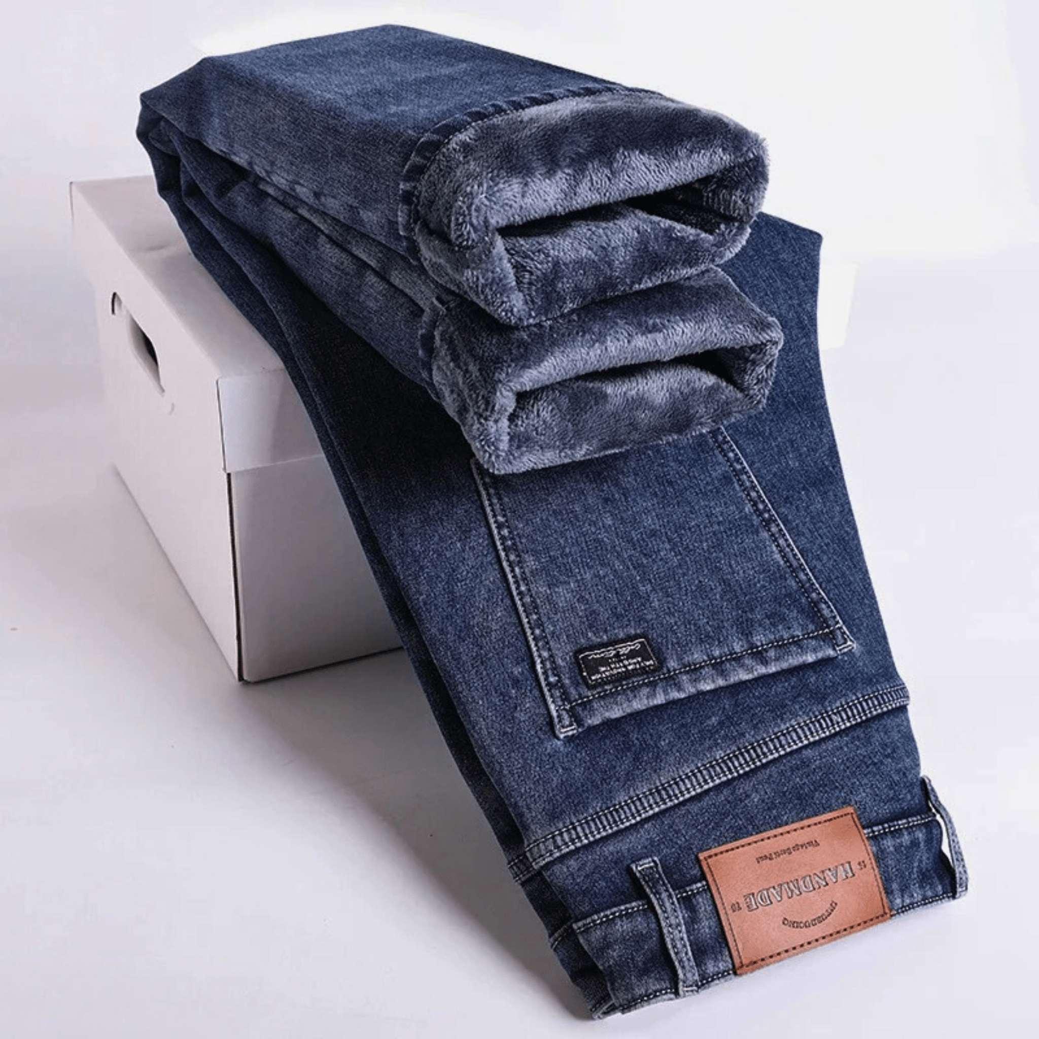 PANTALON EN DENIM THERMIQUE POUR HOMME